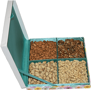 Assorted Dry Fruits Gift Box PNG
