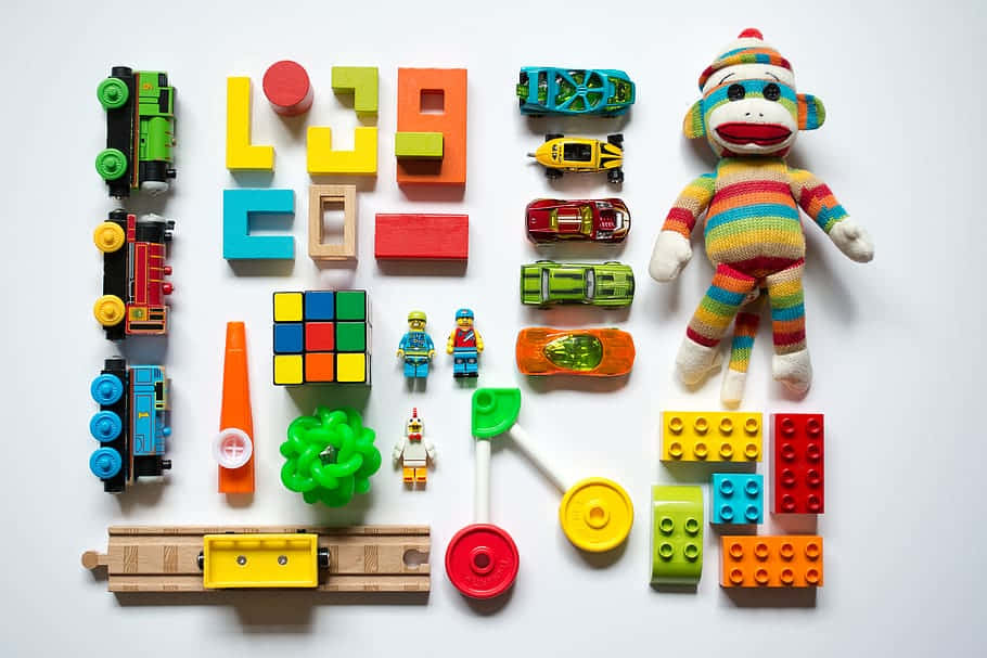 Assorted Educational Toys Collection Wallpaper