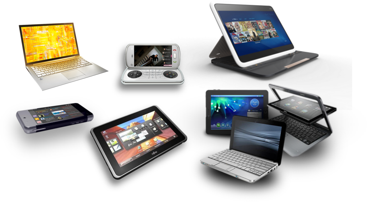 Assorted Electronic Devices Collection PNG