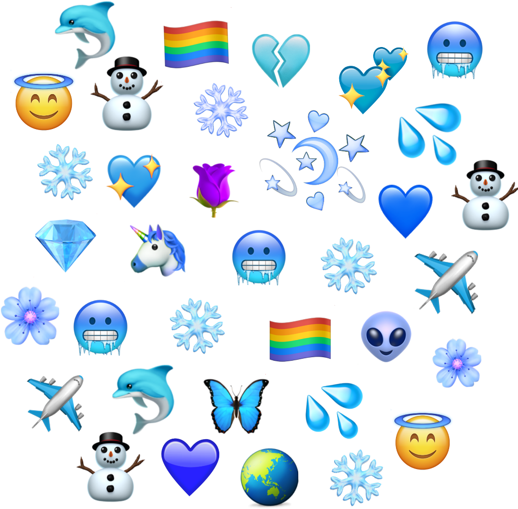 Assorted Emoji Collection Graphic PNG