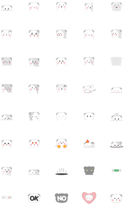 Assorted Facebook Emoji Collection PNG