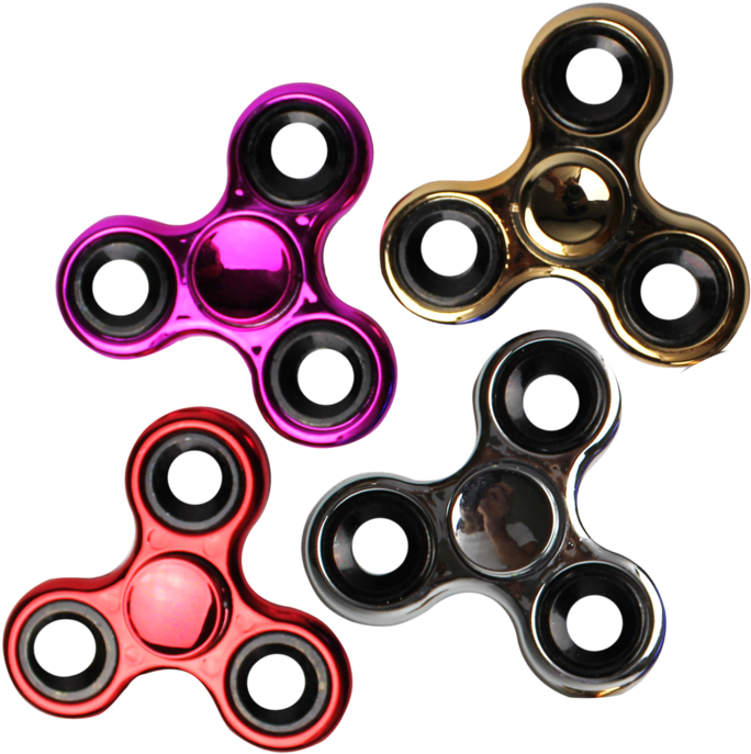Assorted Fidget Spinners Collection PNG