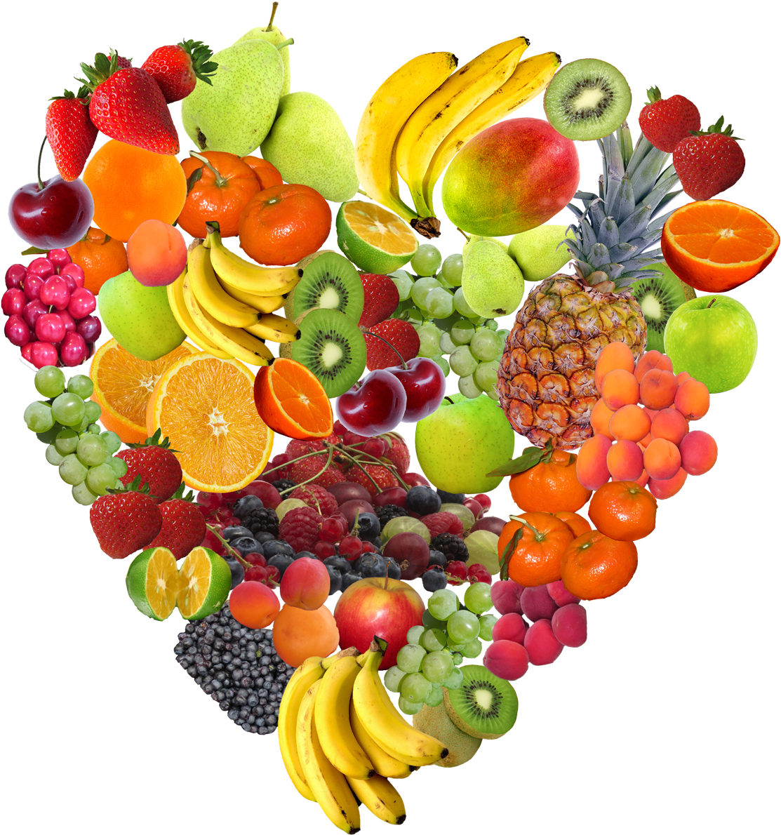 Assorted Fresh Fruit Medley PNG