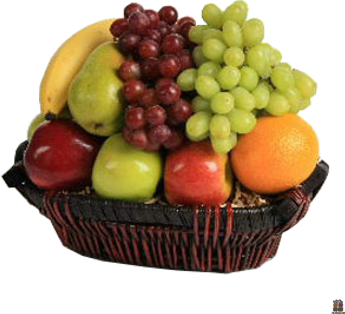 Assorted Fruit Basket PNG