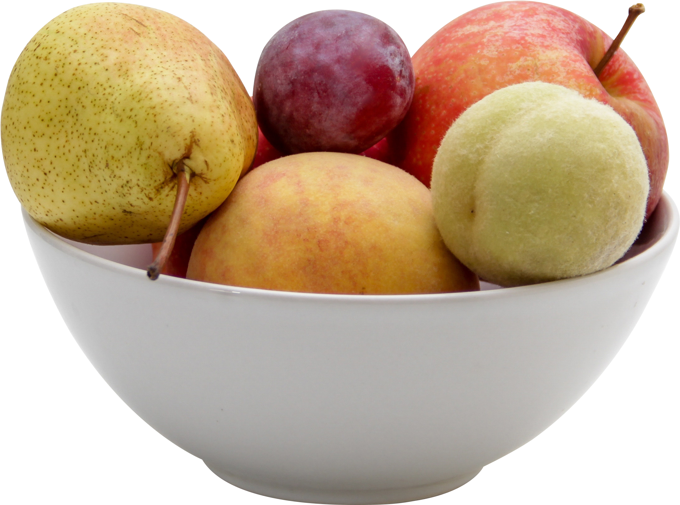 Assorted Fruit Bowl Selection PNG