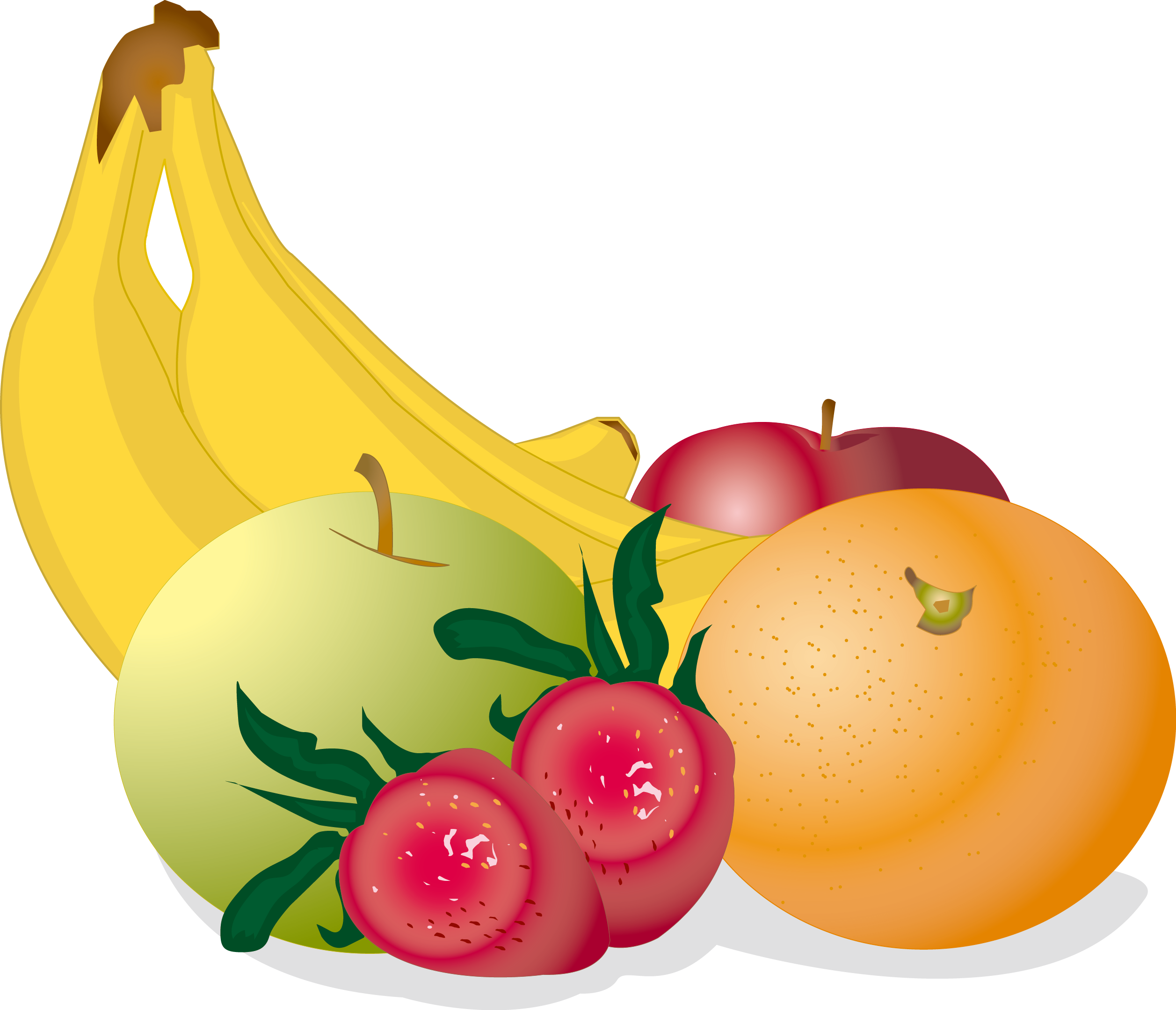 Assorted Fruit Selection Illustration PNG