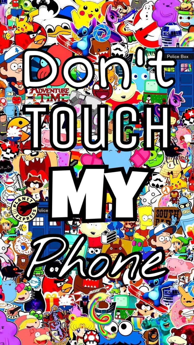 A Hilarious Attempt to Get Privacy - Funny Get Off My Phone Meme Wallpaper