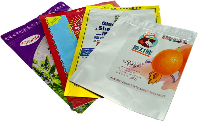 Assorted Health Supplement Packets PNG