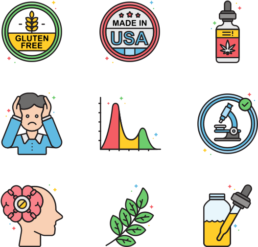 Assorted Healthand Wellness Icons PNG