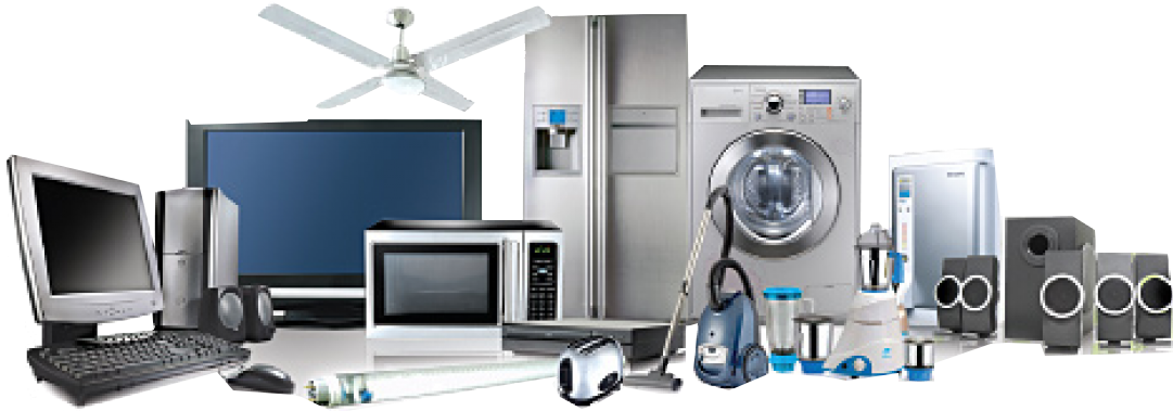 Assorted Home Appliances Collection PNG