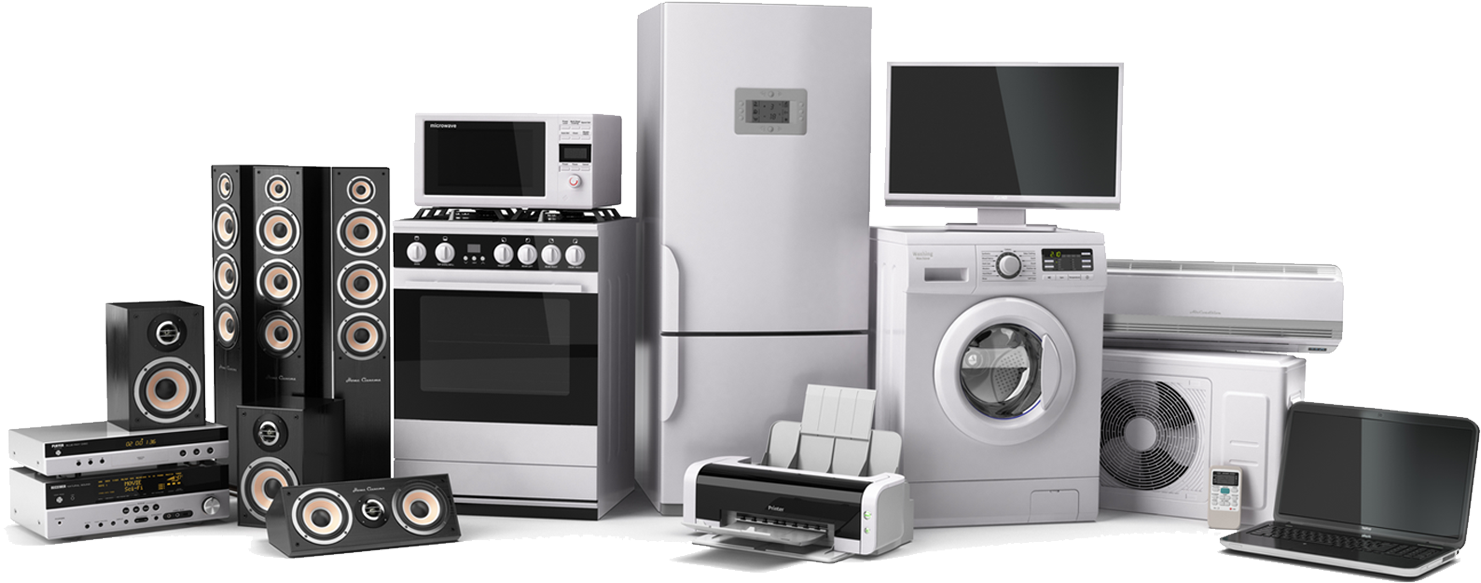 Assorted Home Electronics Collection PNG