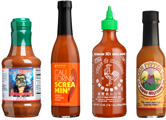 Download Assorted Hot Sauce Bottles | Wallpapers.com