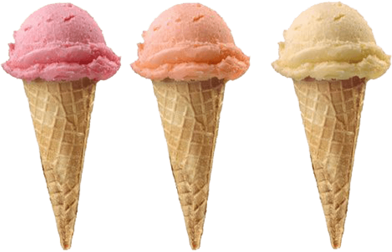 Download Assorted Ice Cream Cones | Wallpapers.com