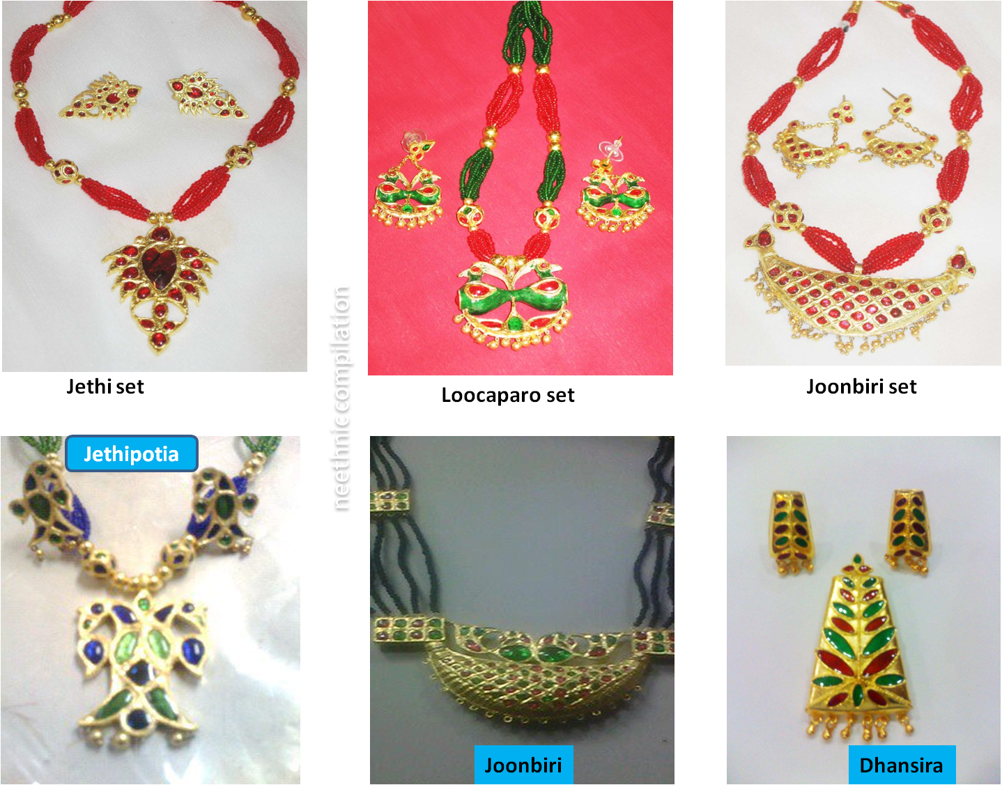 Assorted Imitation Jewellery Sets PNG