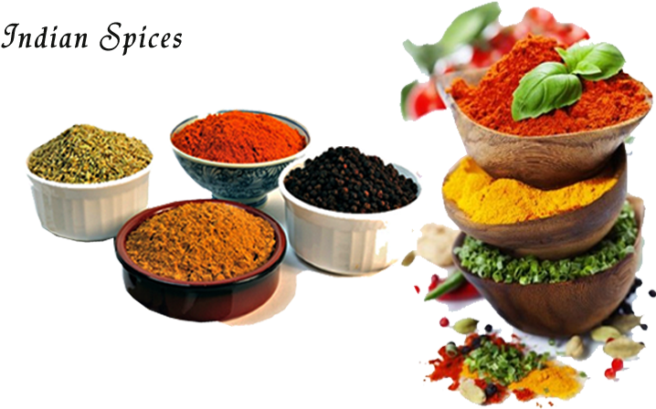 Assorted Indian Spices PNG
