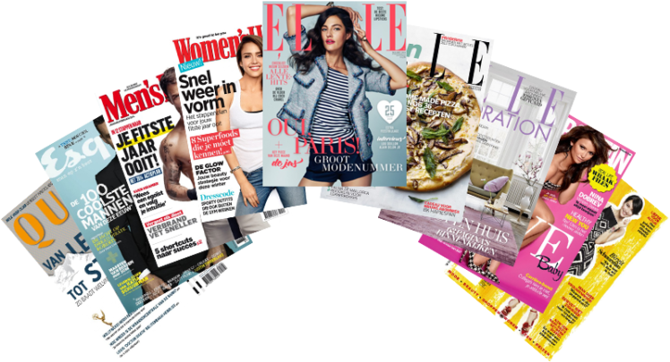 Assorted Magazine Covers Collection PNG