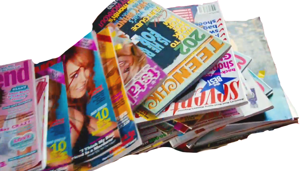 Assorted Magazines Collection PNG