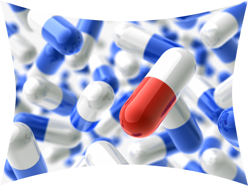 Assorted Medication Capsules PNG