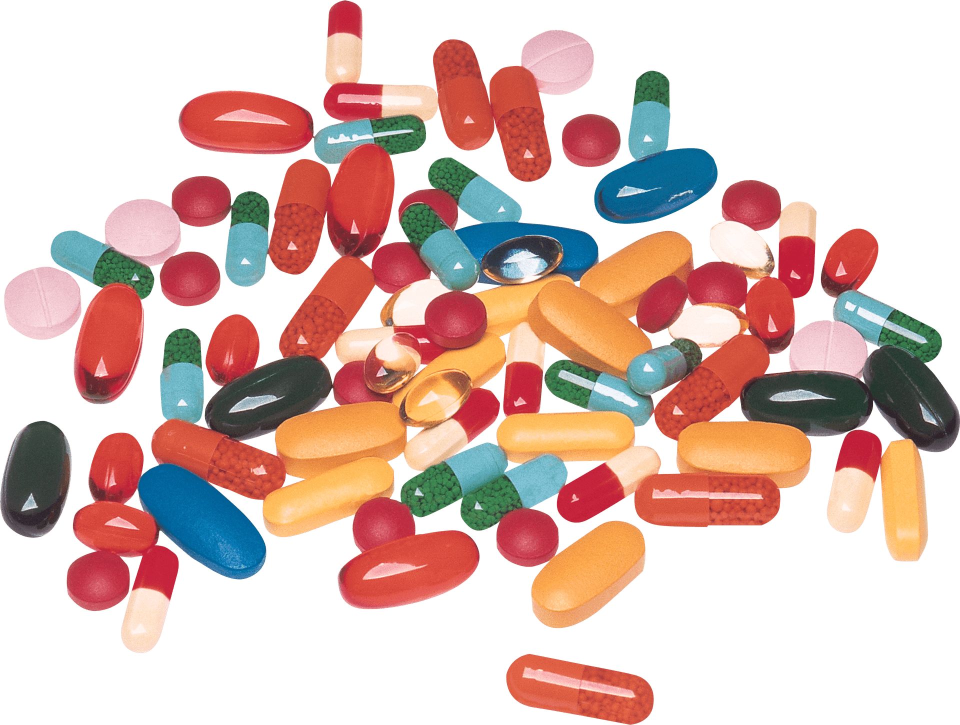 Assorted Medication Pills PNG