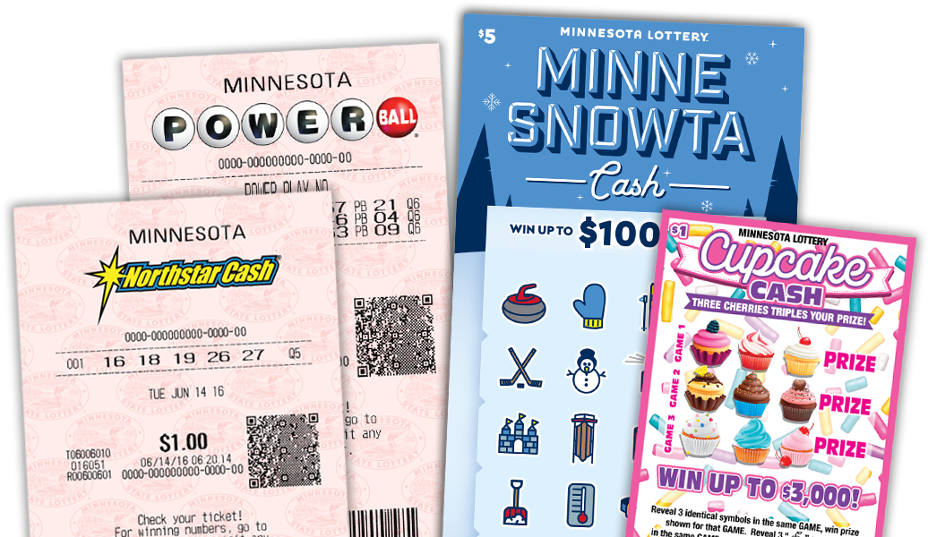 Assorted Minnesota Lottery Tickets PNG