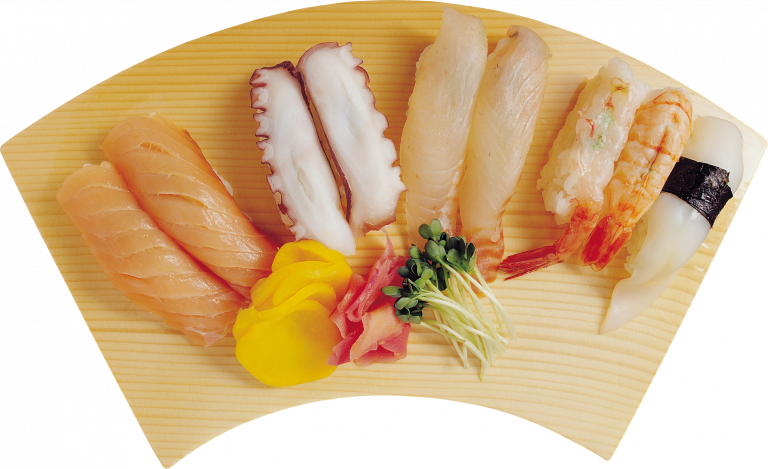 Assorted Nigiri Sushi Platter PNG