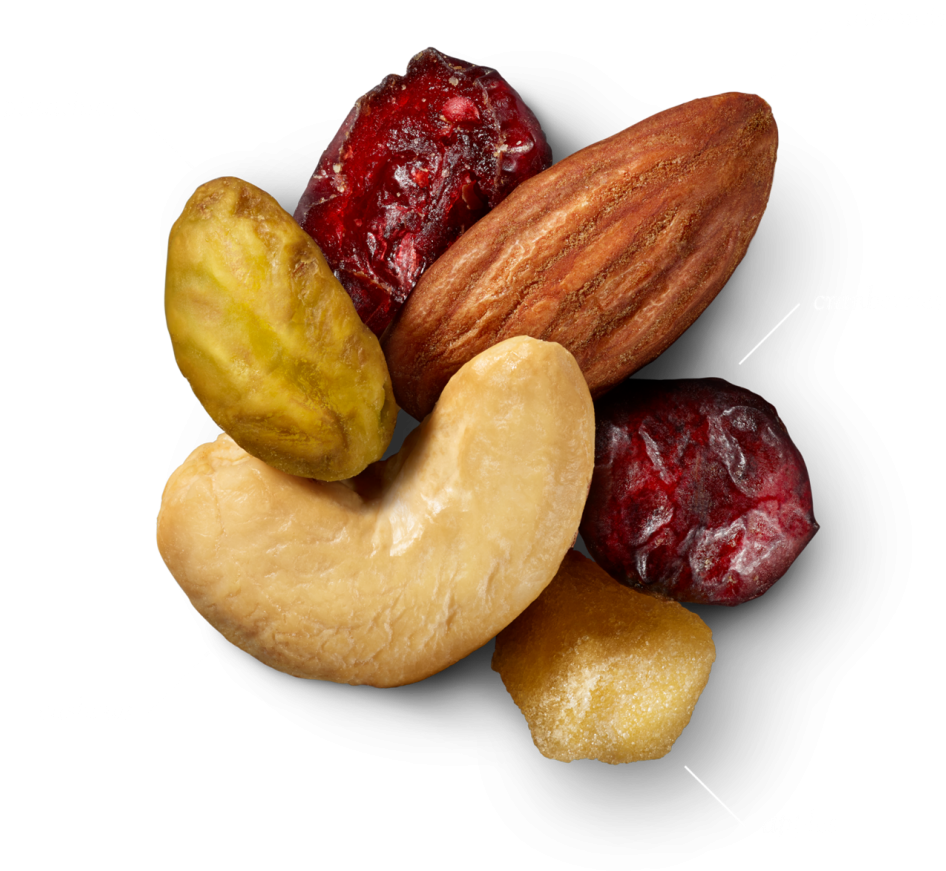 Assorted Nutsand Dried Fruits PNG