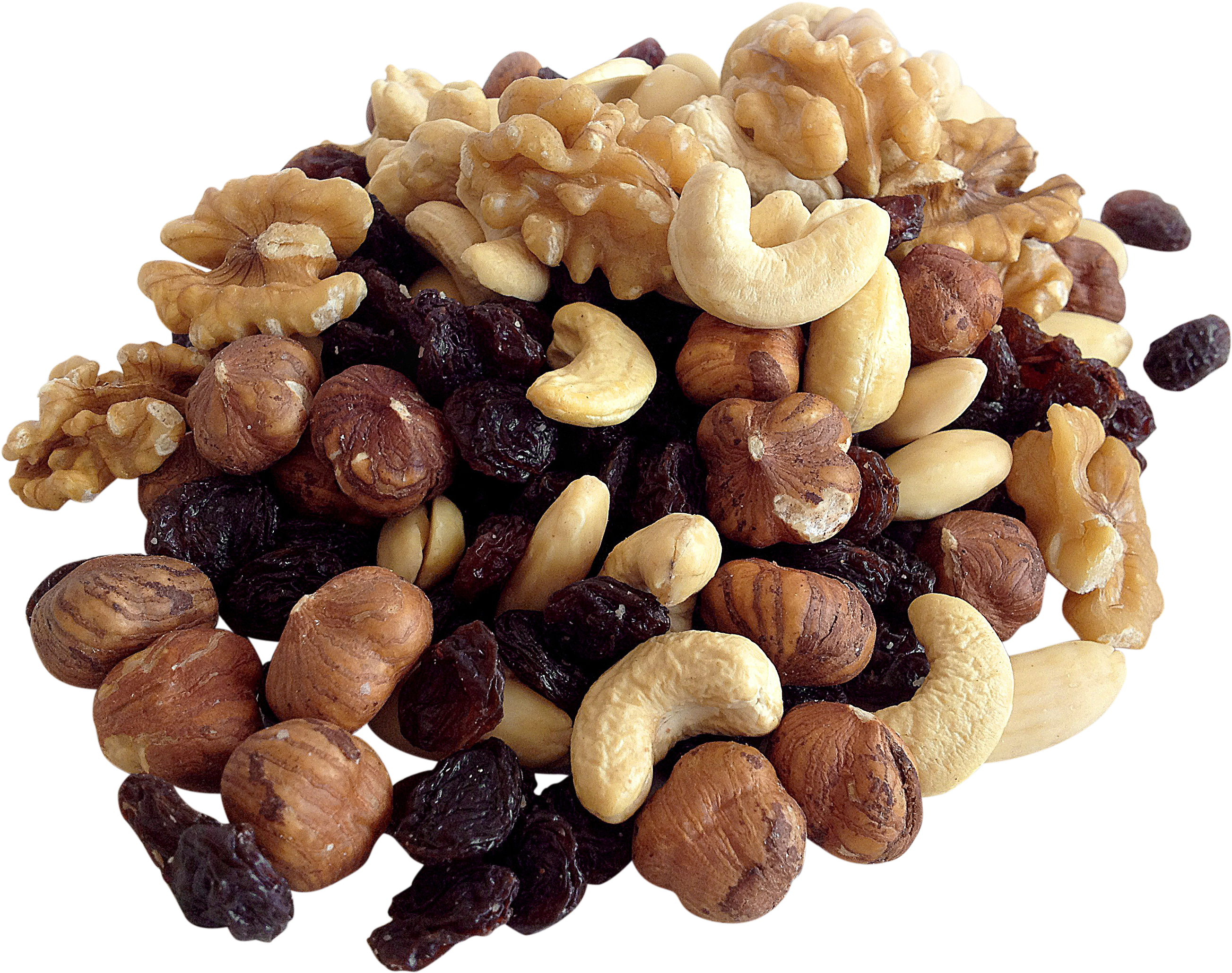 Assorted Nutsand Raisins Mix PNG