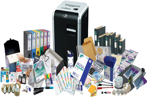 Assorted Office Supplies Collection PNG