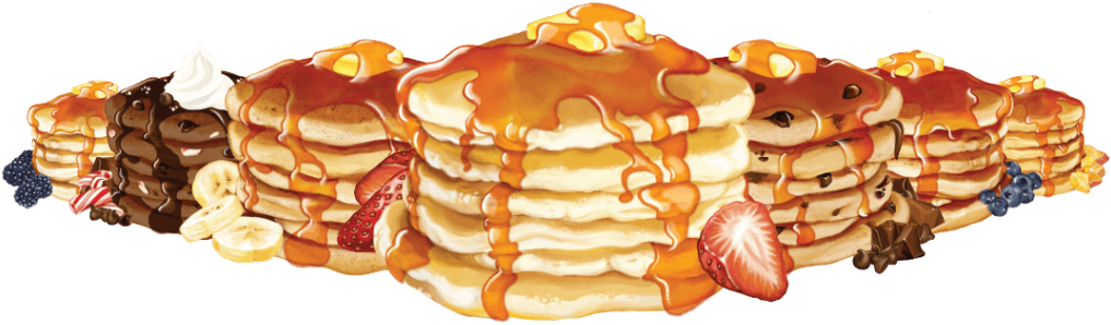 Assorted Pancake Platter PNG