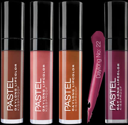 Assorted Pastel Lip Colors Collection PNG