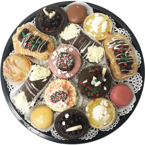 Assorted Pastries Platter PNG
