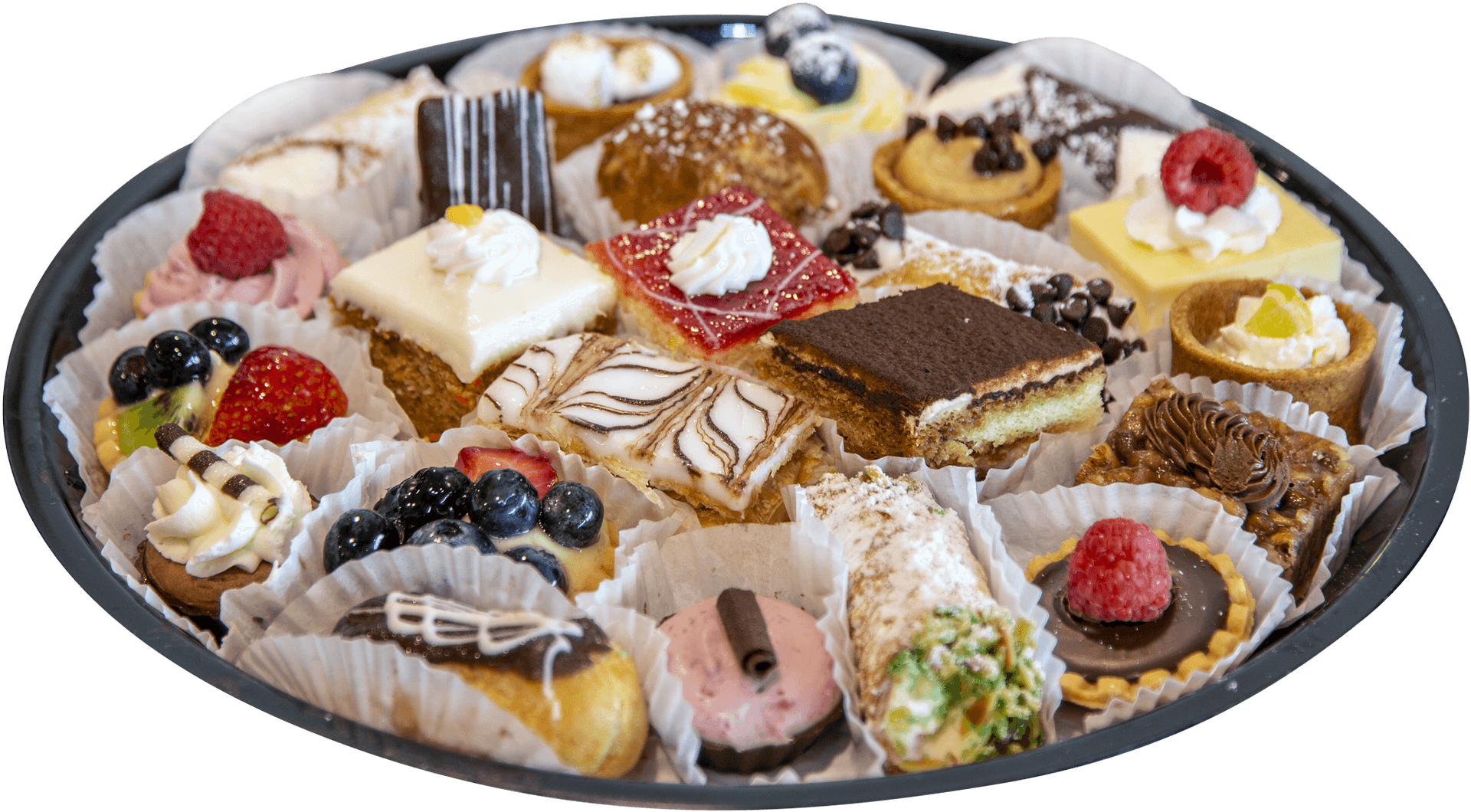 Download Assorted Pastry Platter Dessert Sampler | Wallpapers.com