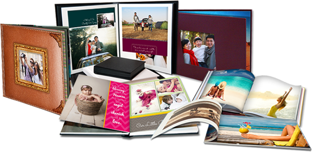 Assorted Photo Albums Collection PNG