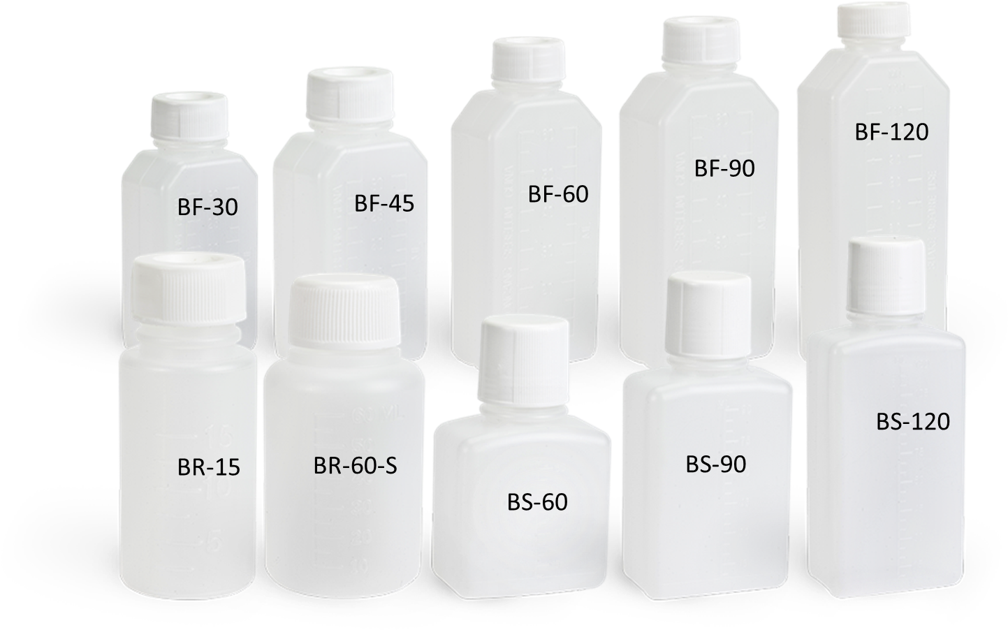 Assorted Plastic Bottles Collection PNG