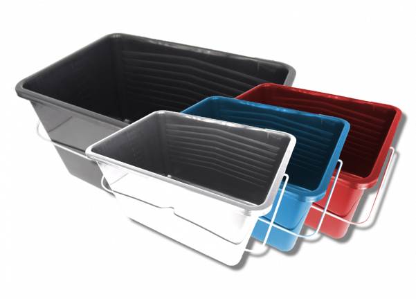 Assorted Plastic Buckets Collection PNG