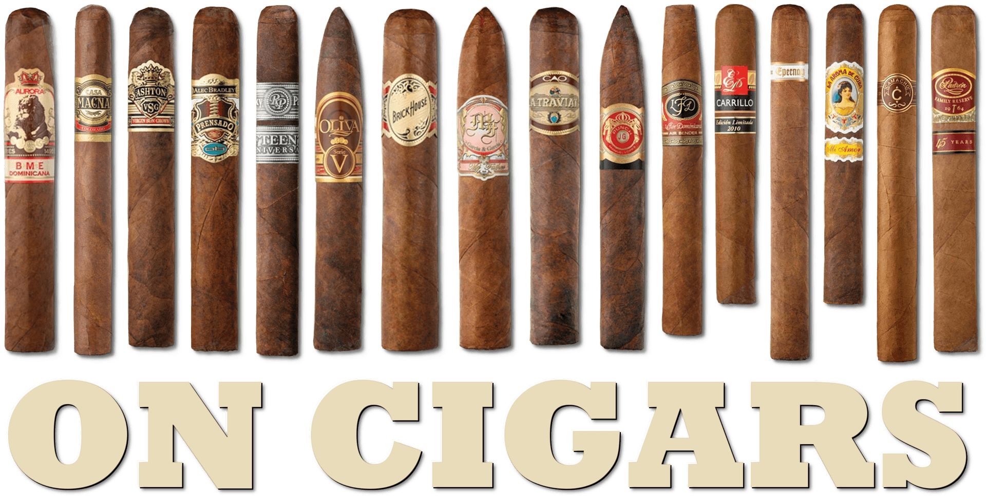 Assorted Premium Cigars Collection PNG