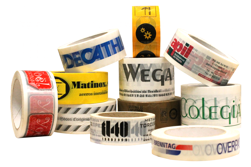 Assorted Printed Adhesive Tapes PNG