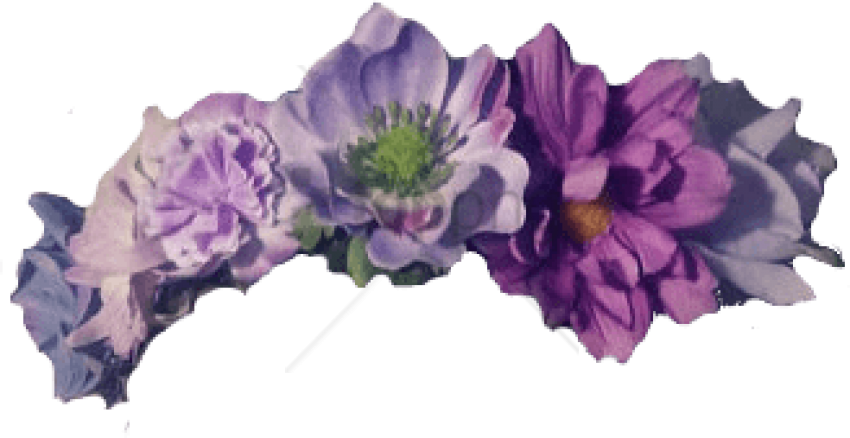 Assorted Purple Flowers PNG