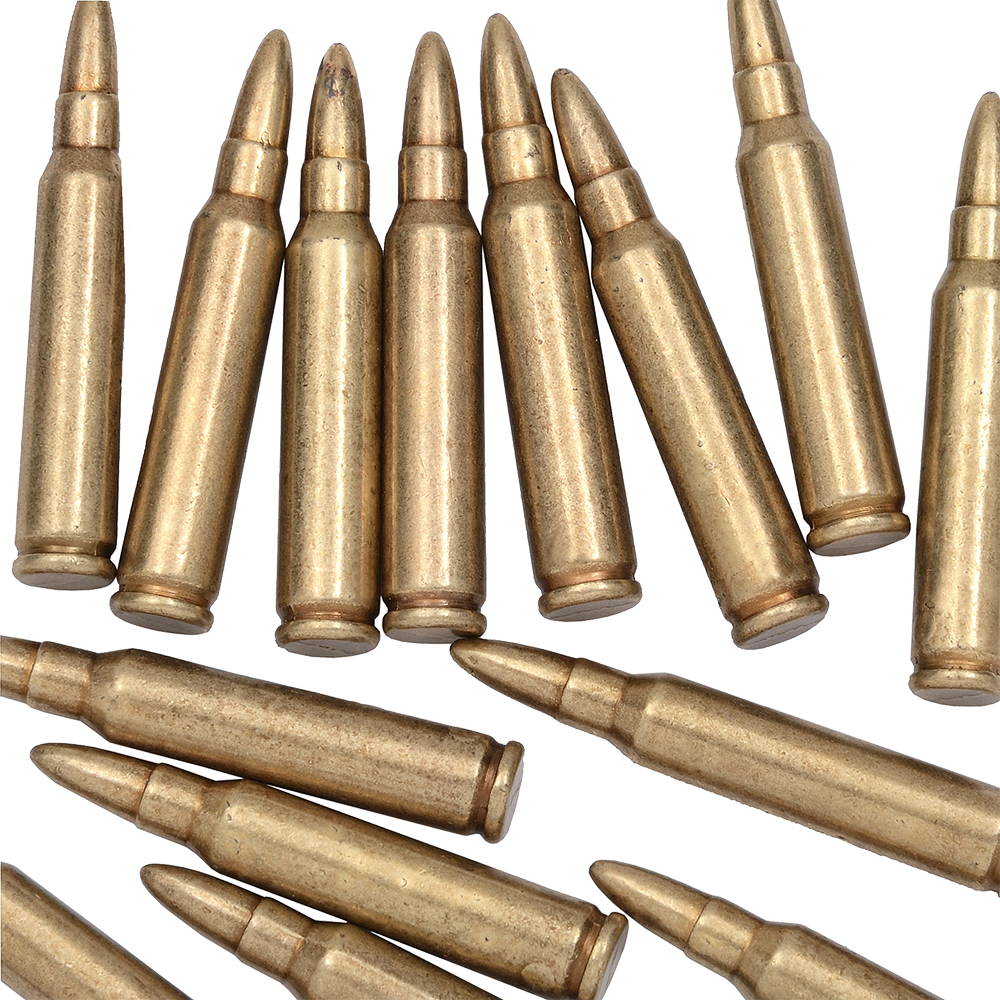 Assorted Rifle Bullets Background PNG
