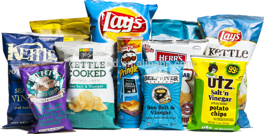 Assorted Saltand Vinegar Chips Collection PNG