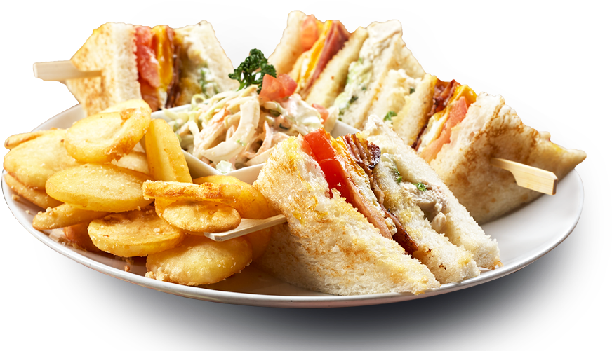 Assorted Sandwich Platterwith Sides PNG