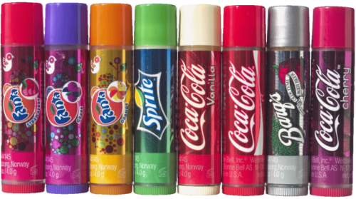 Assorted Soda Flavored Lip Balms PNG