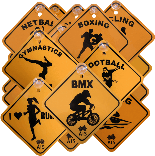 Assorted Sports Road Signs Collection PNG