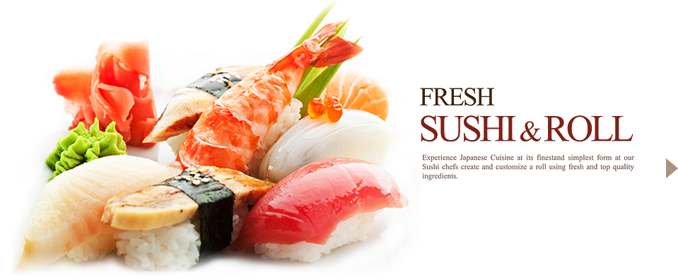 Assorted Sushi Selection Banner PNG