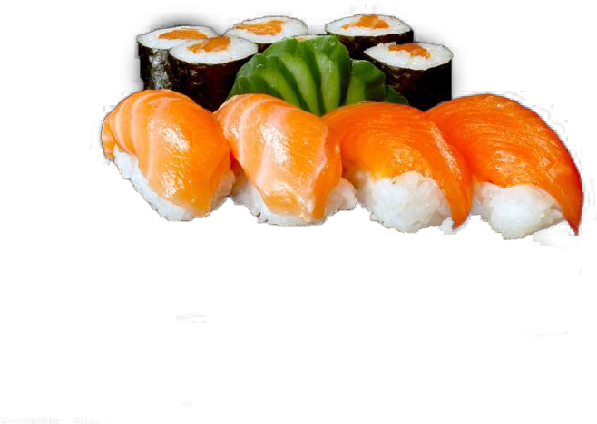 Assorted Sushi Selection PNG