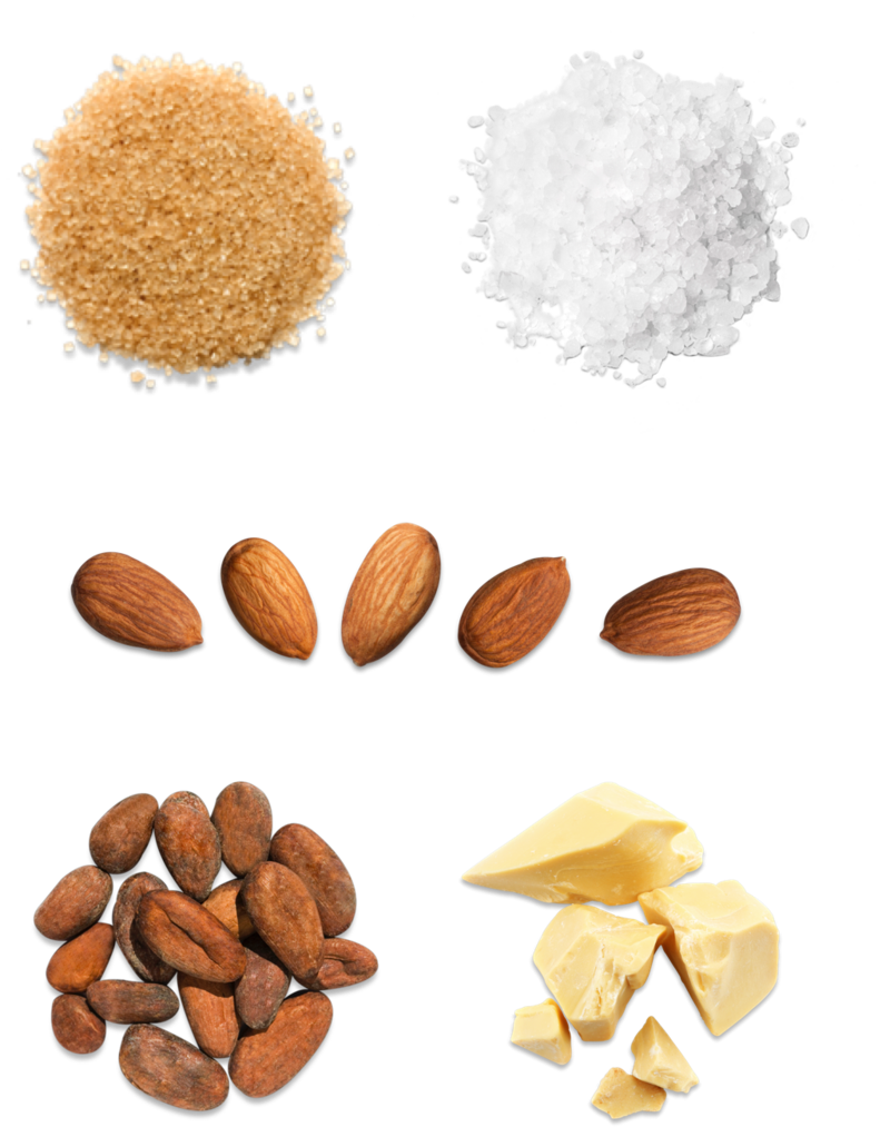 Assorted Sweet Ingredients Top View PNG