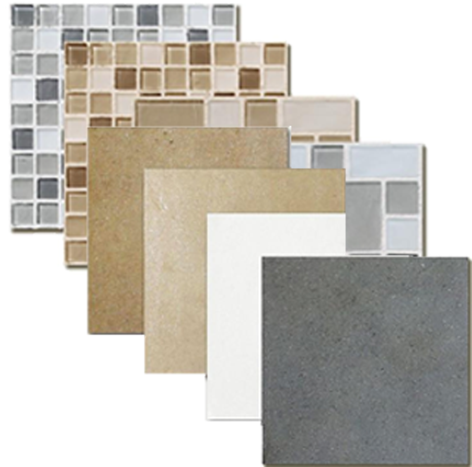 Assorted Tile Samples Collection PNG