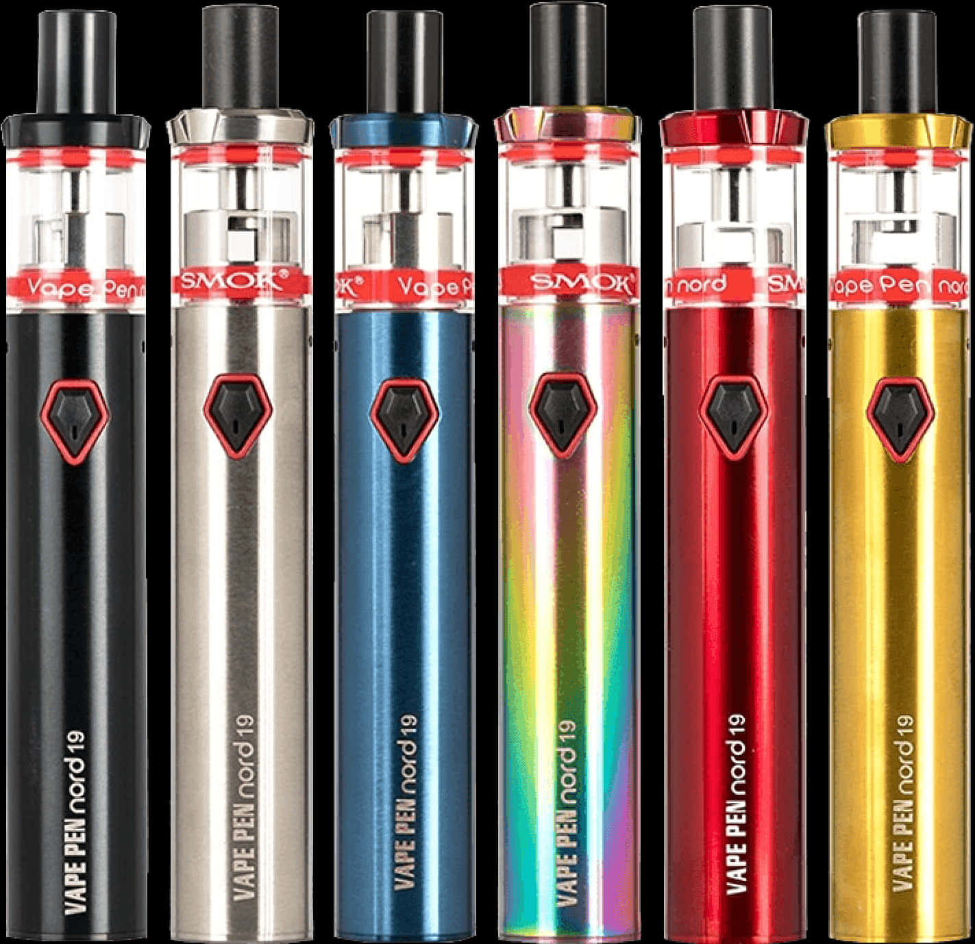 Assorted Vape Pens Collection PNG