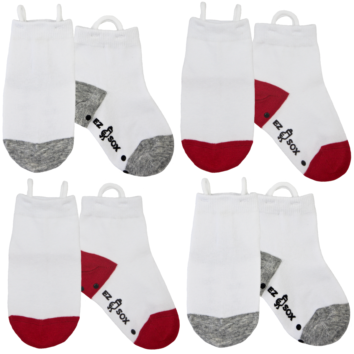 Assorted White Ankle Socks PNG