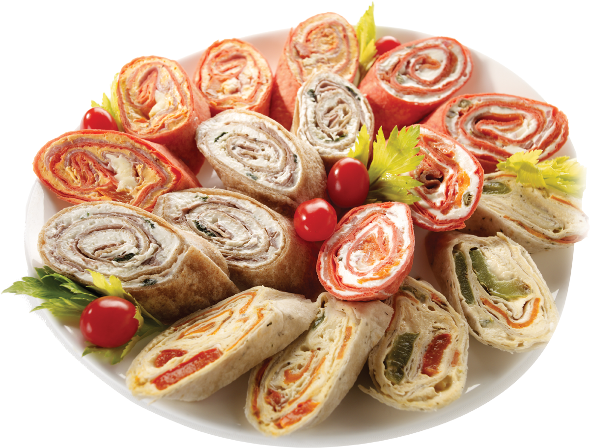 Assorted Wrap Platter PNG
